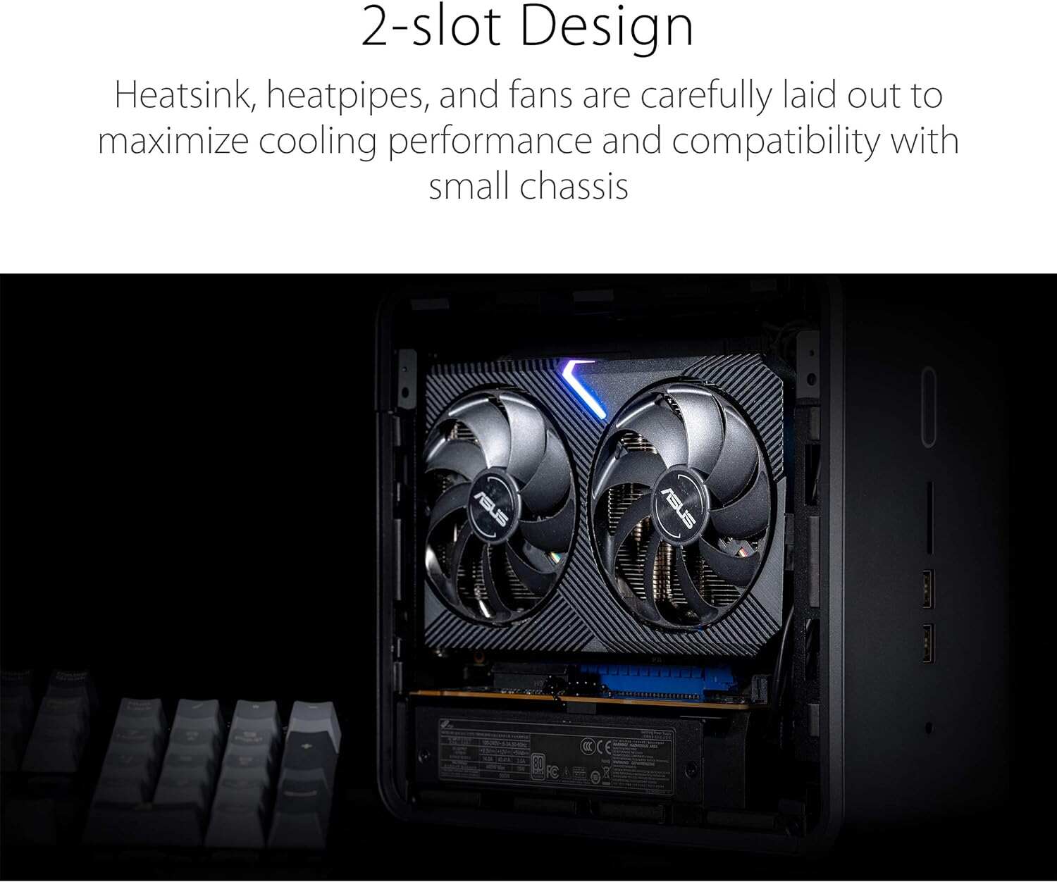ASUS ROG Strix GeForce RTX™ 4060 OC Edition Gaming Graphics Card (PCIe 4.0, 8GB GDDR6, DLSS 3, HDMI 2.1a, DisplayPort 1.4a, Axial-tech Fan Design, Aura Sync, 0dB Technology)