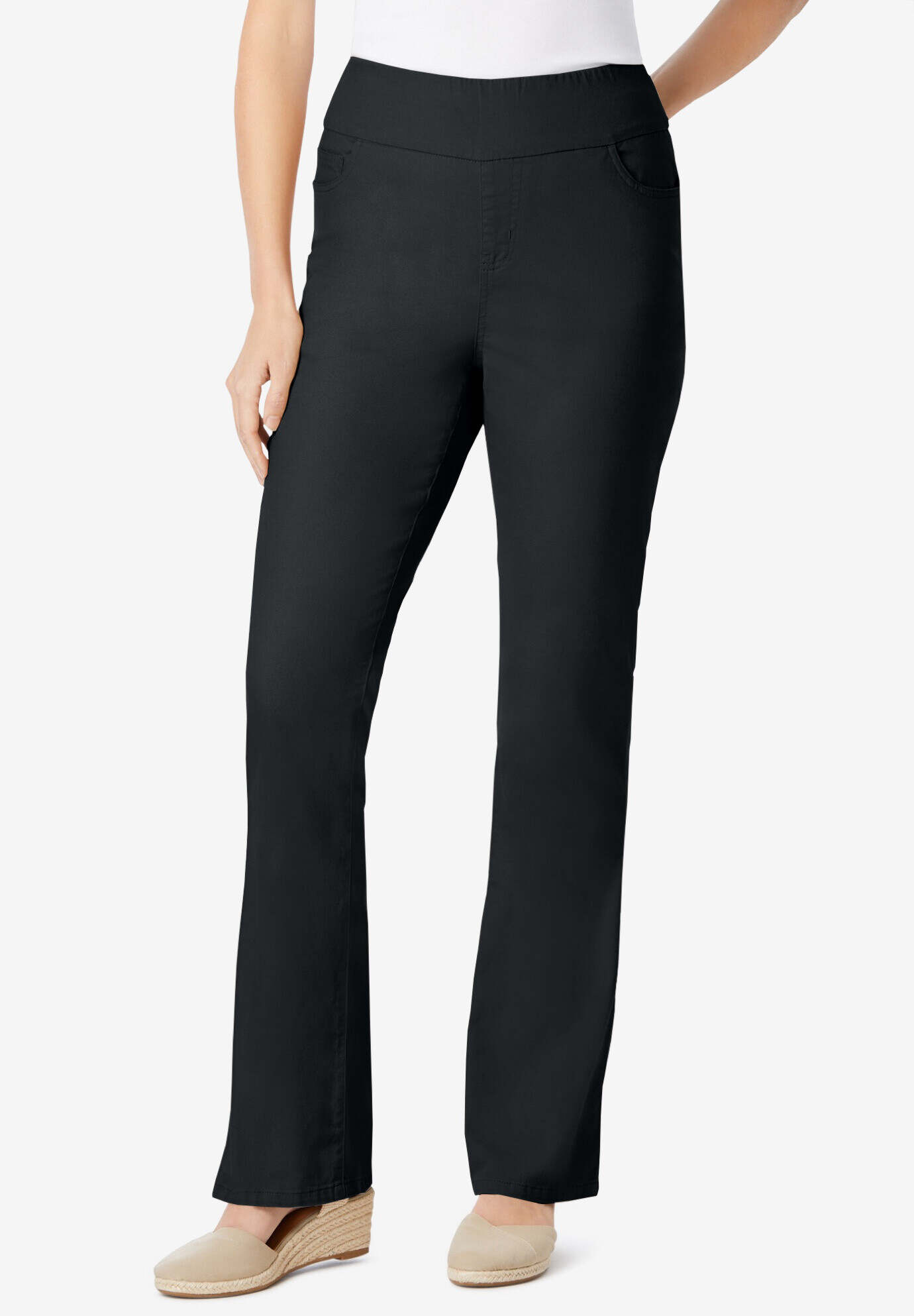 Flex-Fit Pull-On Bootcut Jean