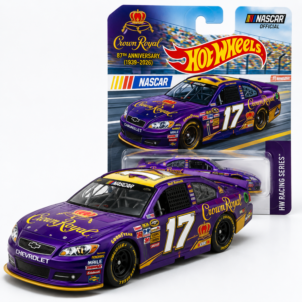 Hot Wheels Crown Royal 87th Anniversary Matt Kenseth #17 NASCAR Chevrolet Collector Edition Car