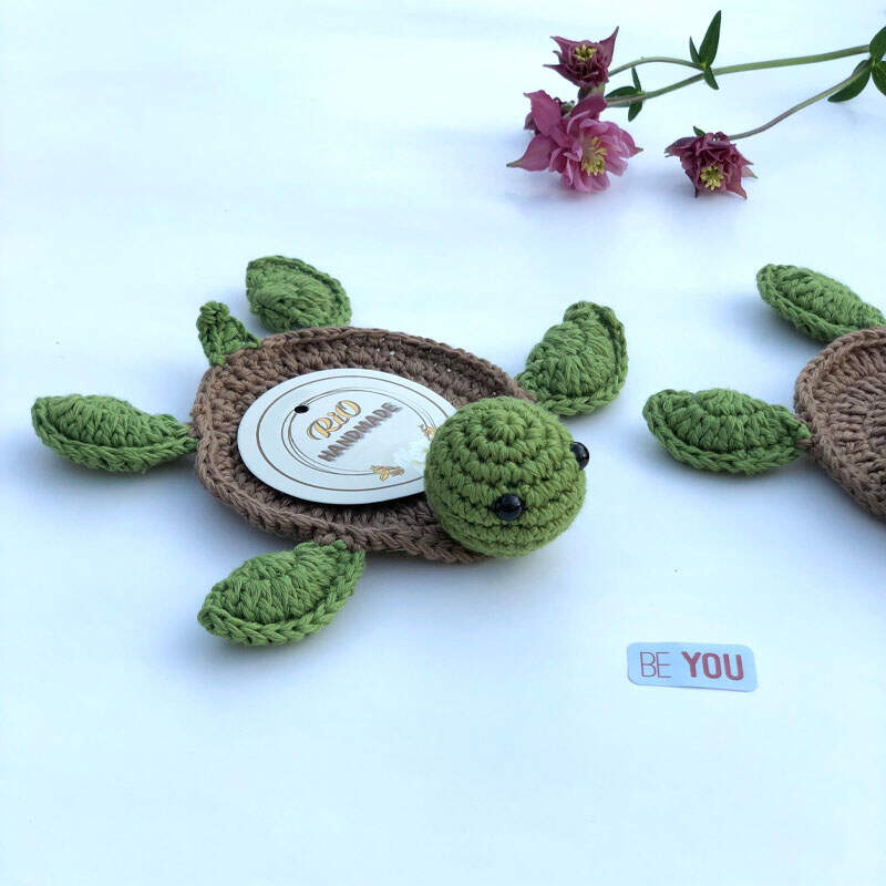 Crochet Turtle Coaster