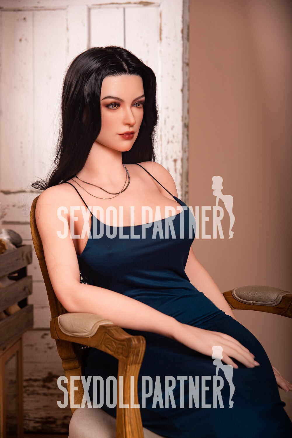 EU Stock - RIDMII Karyn Plus 5ft34/ 163cm Unique Design Silicone Head TPE Body Nice Tits Realistic Adult Love Sex Doll