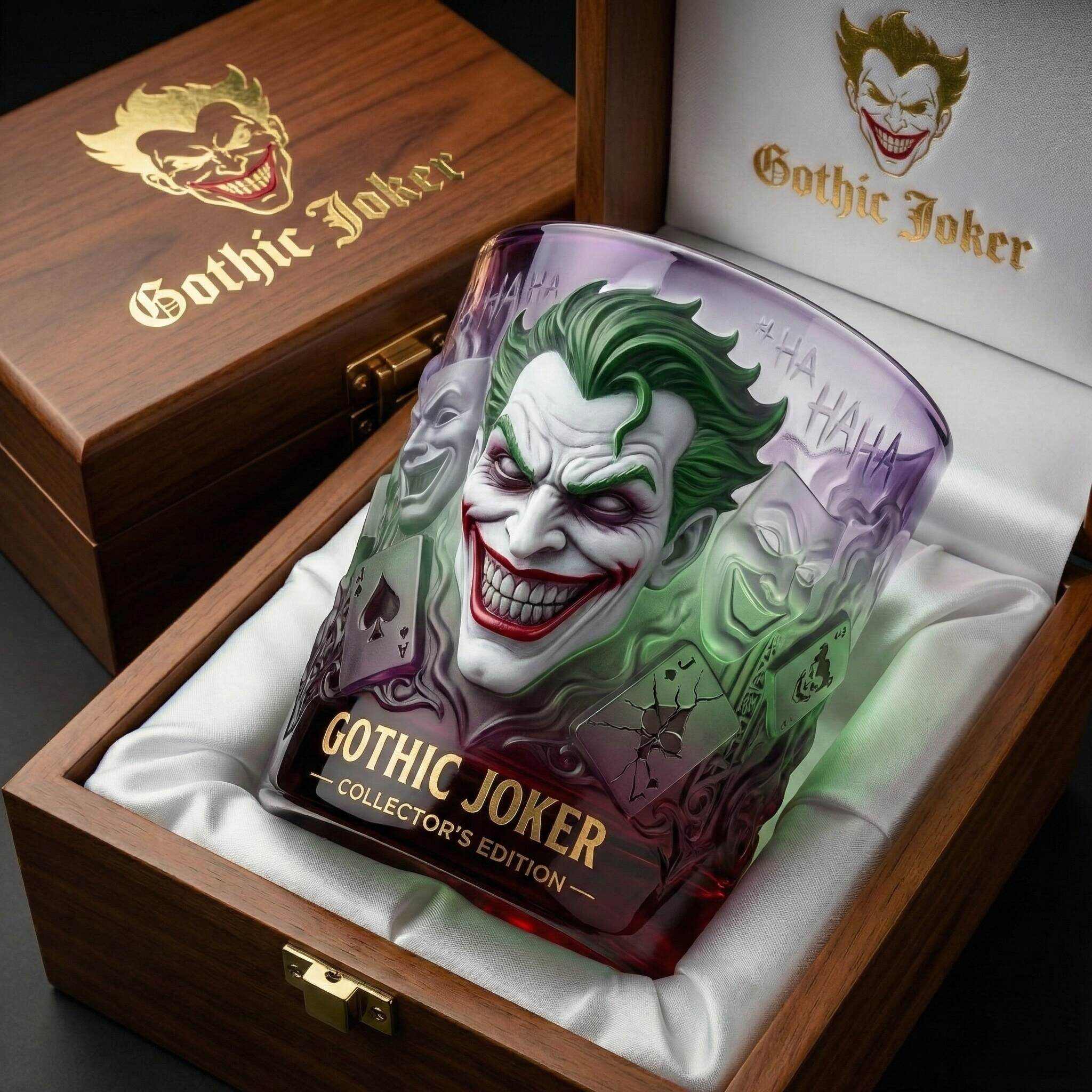 🃏 Gothic Joker Collector’s Edition Whiskey Glass