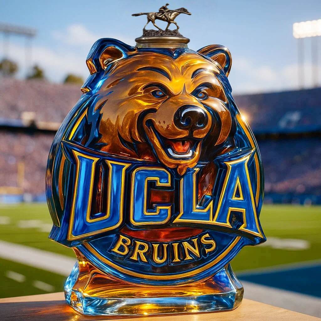 UCLA Bruins Whiskey Bottle
