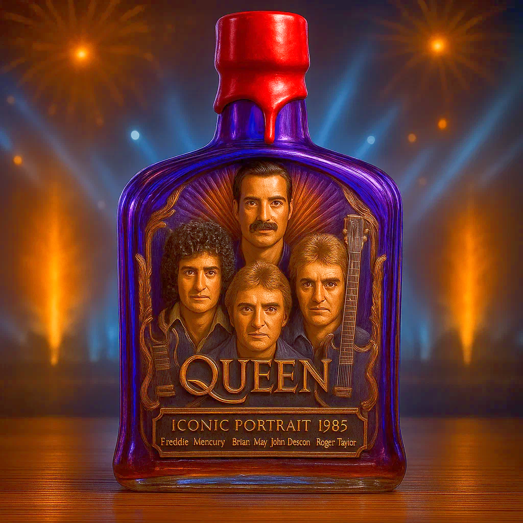 Queen  Whiskey Bottle