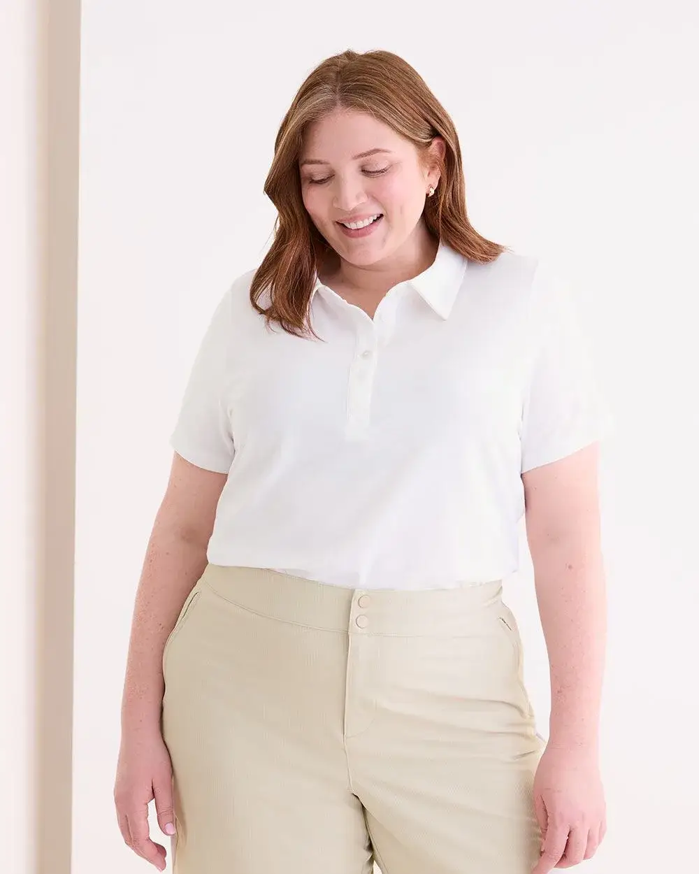 Short Sleeve Polo Top - Active Zone
