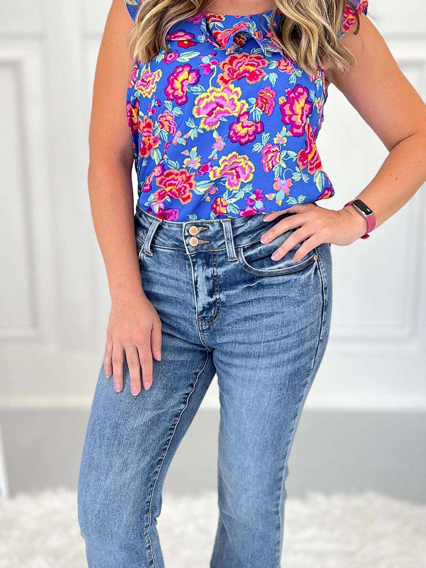 Double Down - Christmas Double Down Bootcut Jeans- Final Sale