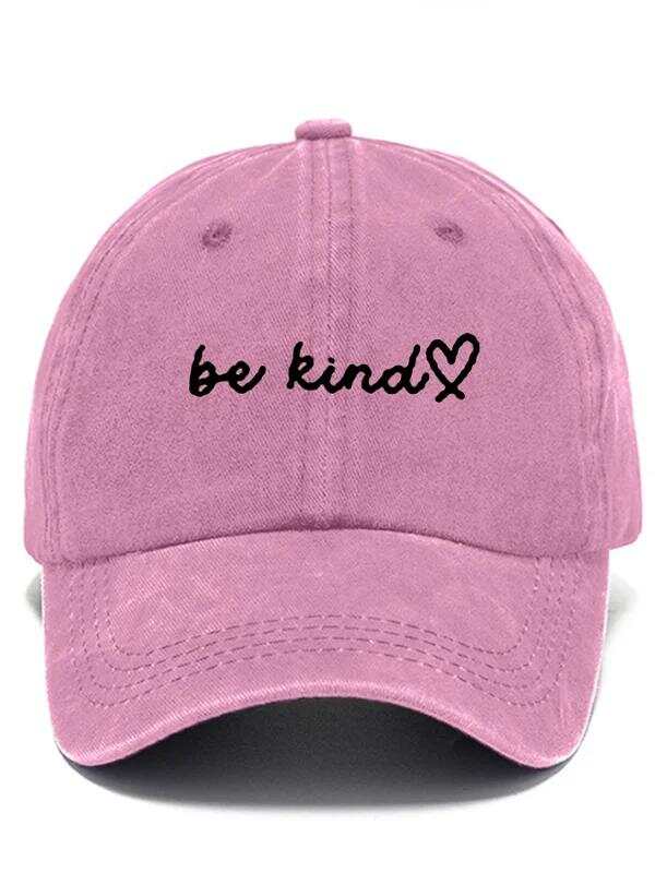 Be Kind Mental Health Awareness Art Pattern Casual Print Hats
