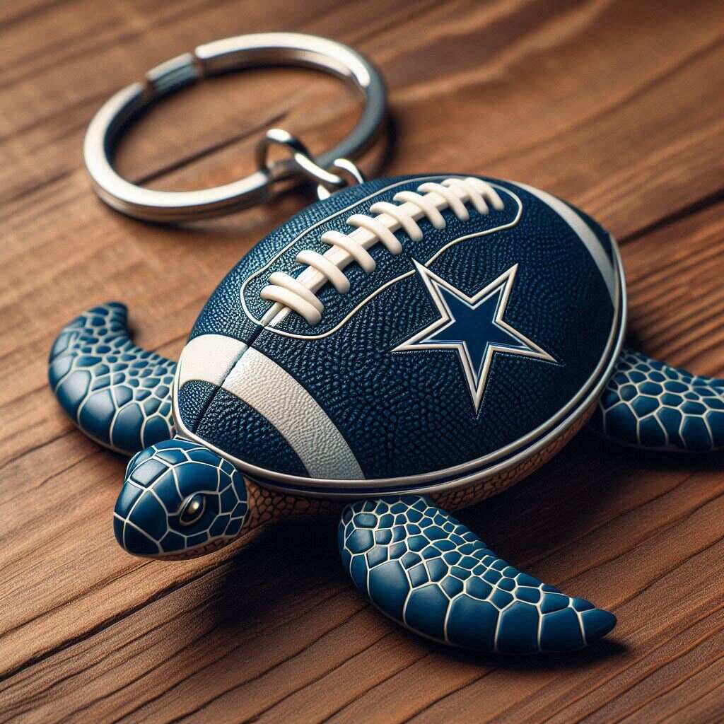 🐢🏈Football Turtle Keychain