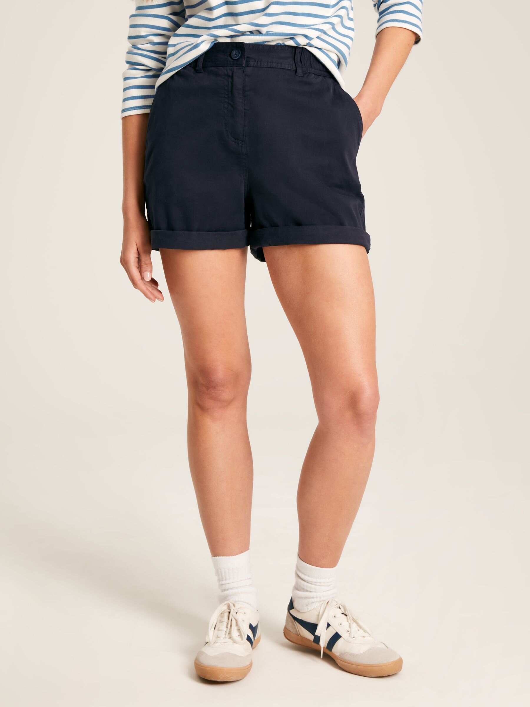 Navy Blue Chino Shorts