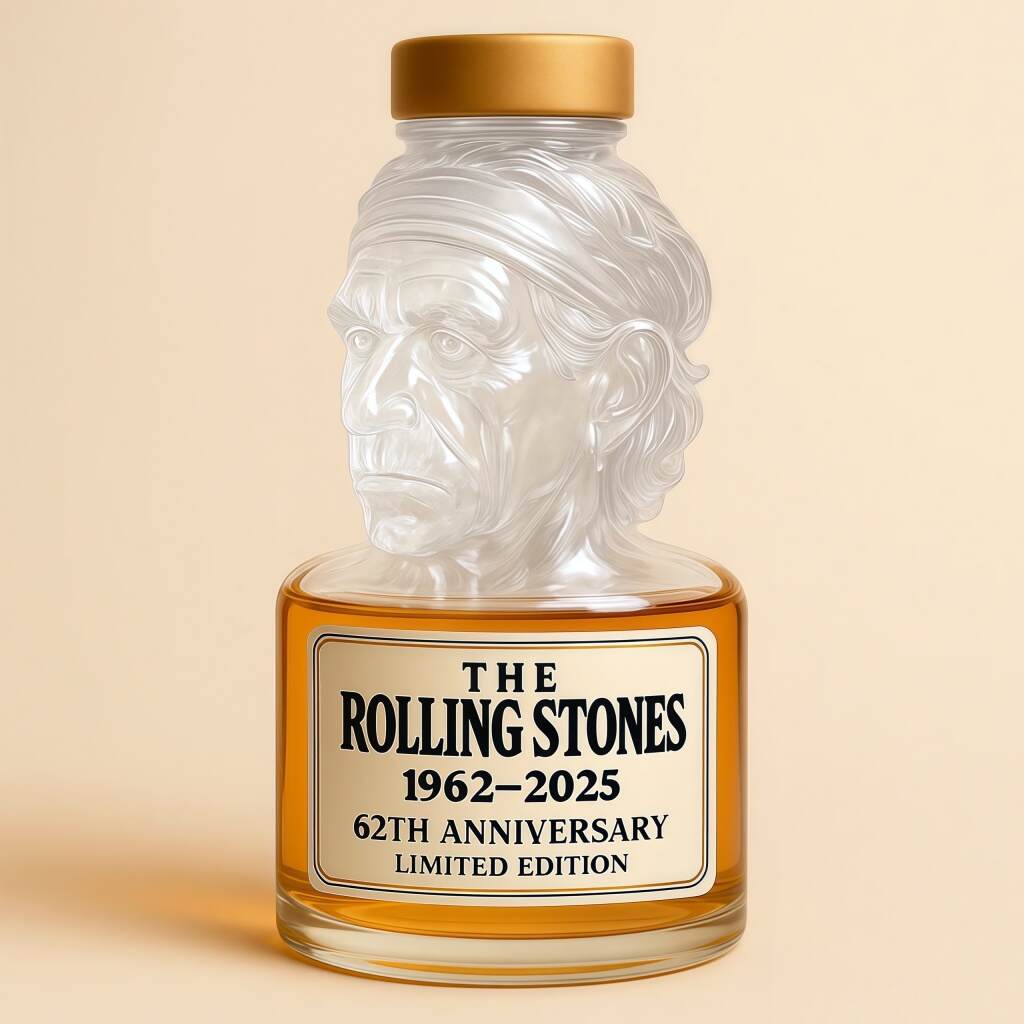 The Rolling Stones 62nd Anniversary Limited Edition Whisky Bottle