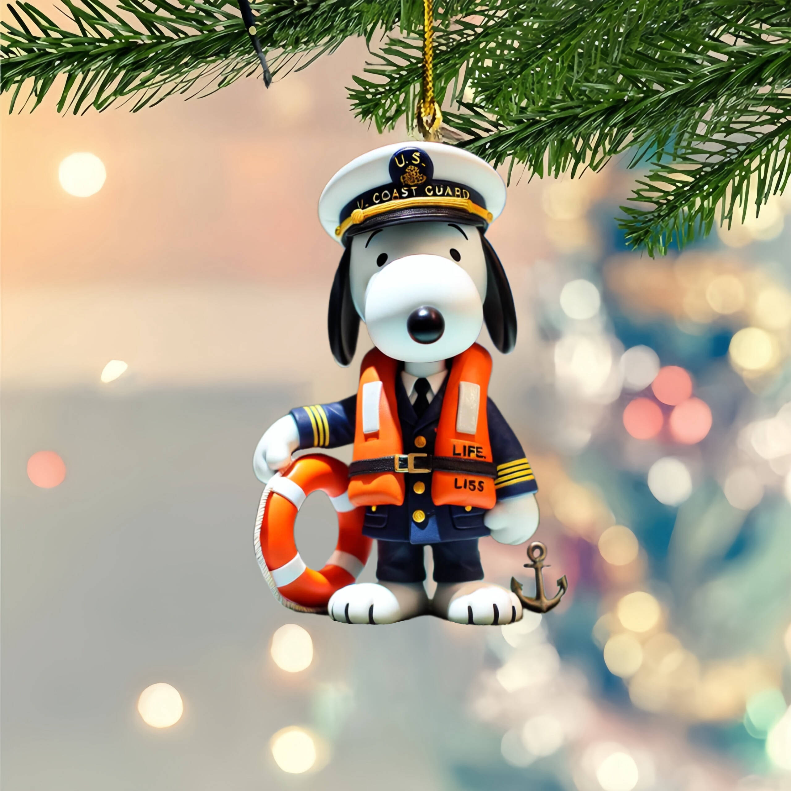 🔥LAST DAY 50% OFF- 🎖️Veteran Tribute Snooopy & lucy Ornaments