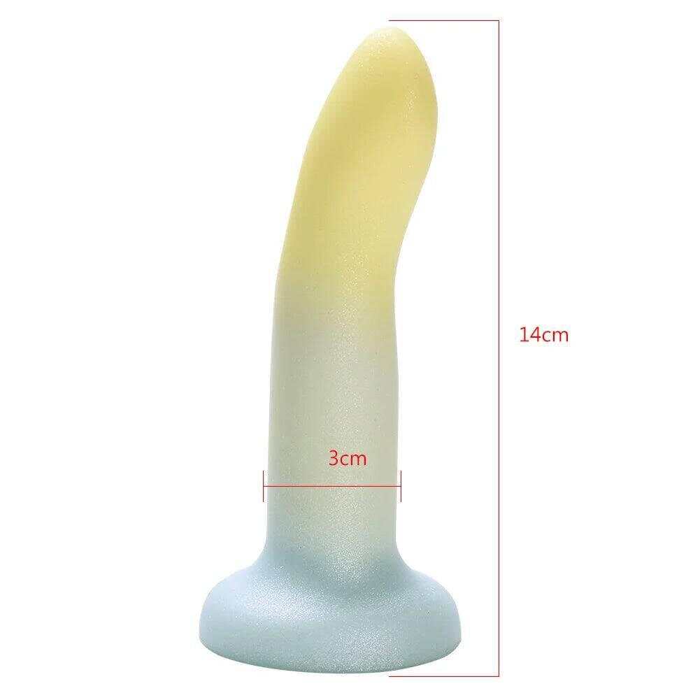 Realistic Liquid Silicone Dildo – Pink G-Spot and Anal Masturbator with Suction Cup