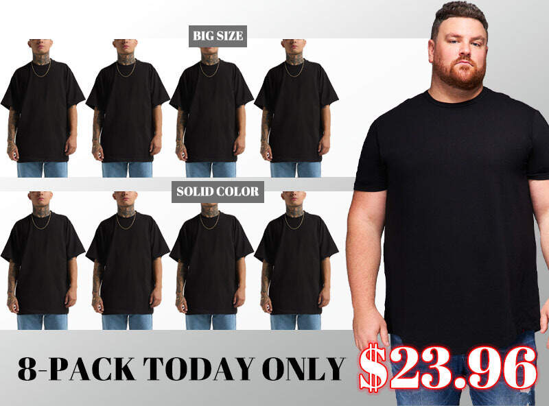 🔥Men's 7.5oz Max Heavyweight Short Sleeve Tee Regular (S to 5XLT)