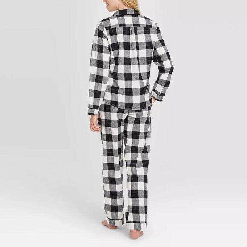 Check Pajama Set for Women