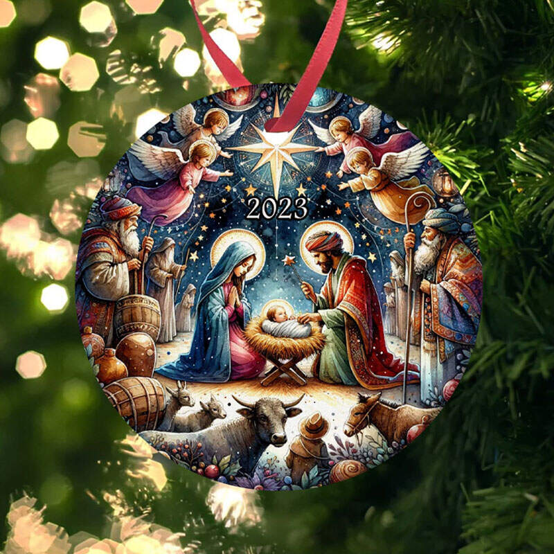 Christmas Nativity Scene Ornament