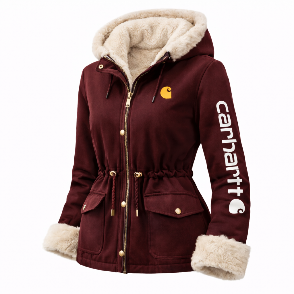 Women's Hooded Sherpa Lined Jacket