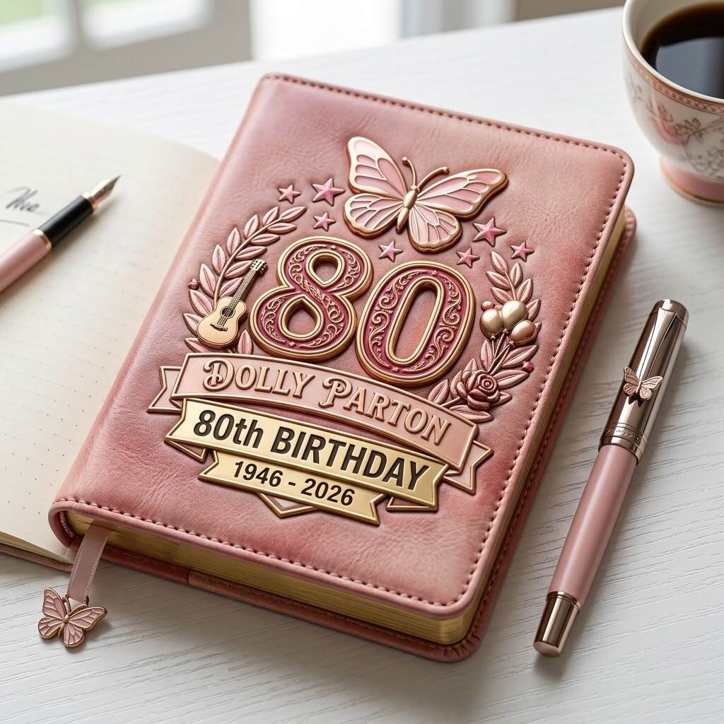 Dolly Parton 80th Birthday Anniversary Commemorative Journal