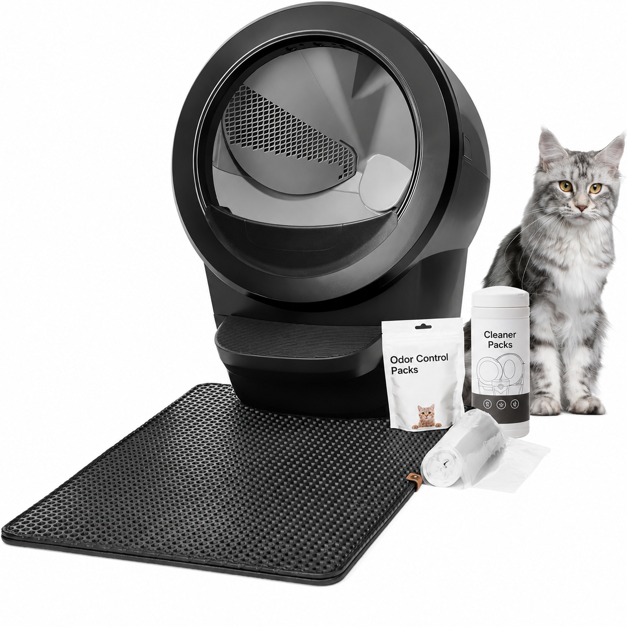 🔥Clearance Sale🔥Smart Self-Cleaning Cat Litter Box 4 – Automatic Cleaning & Odor Control for Cats