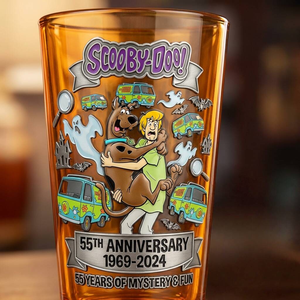 Scooby-Doo 55th Anniversary Commemorative Pint Glass
