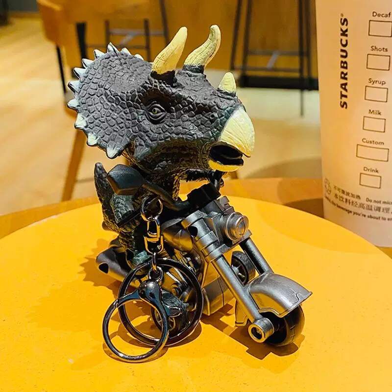 Dinosaur motorcycle toy