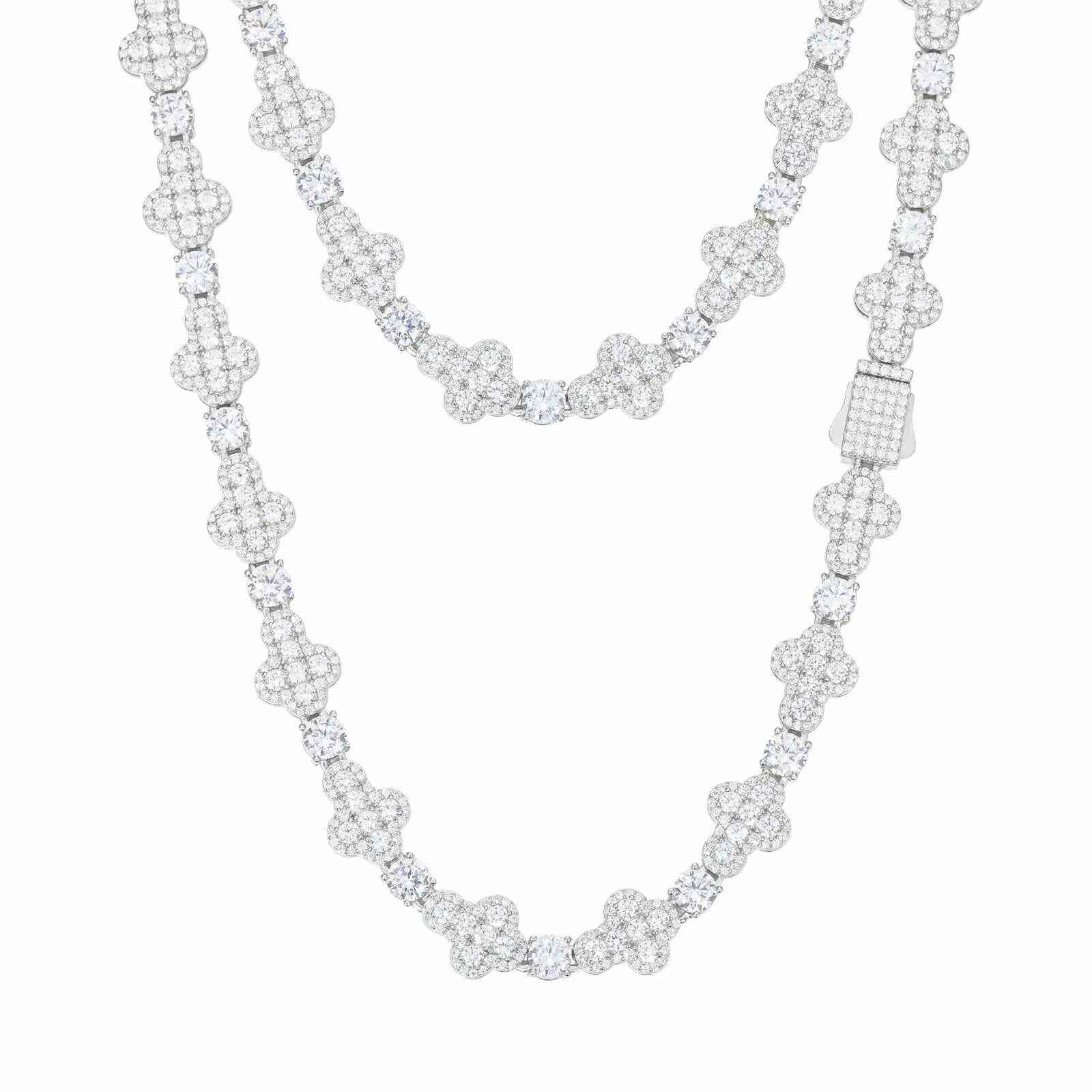 TestTest 10mm S925 Moissanite Cross Tennis Chain