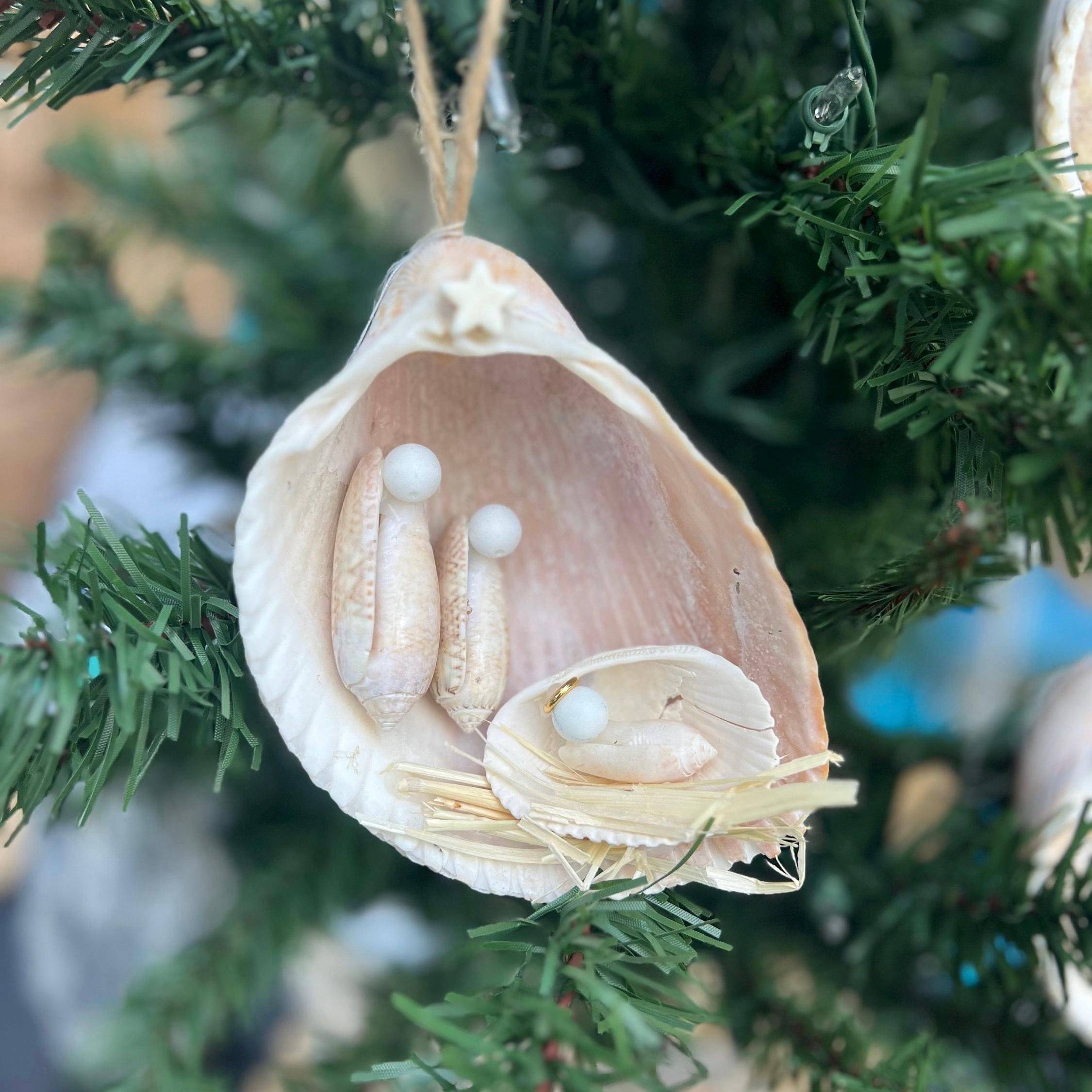 Seashell Nativity Ornament