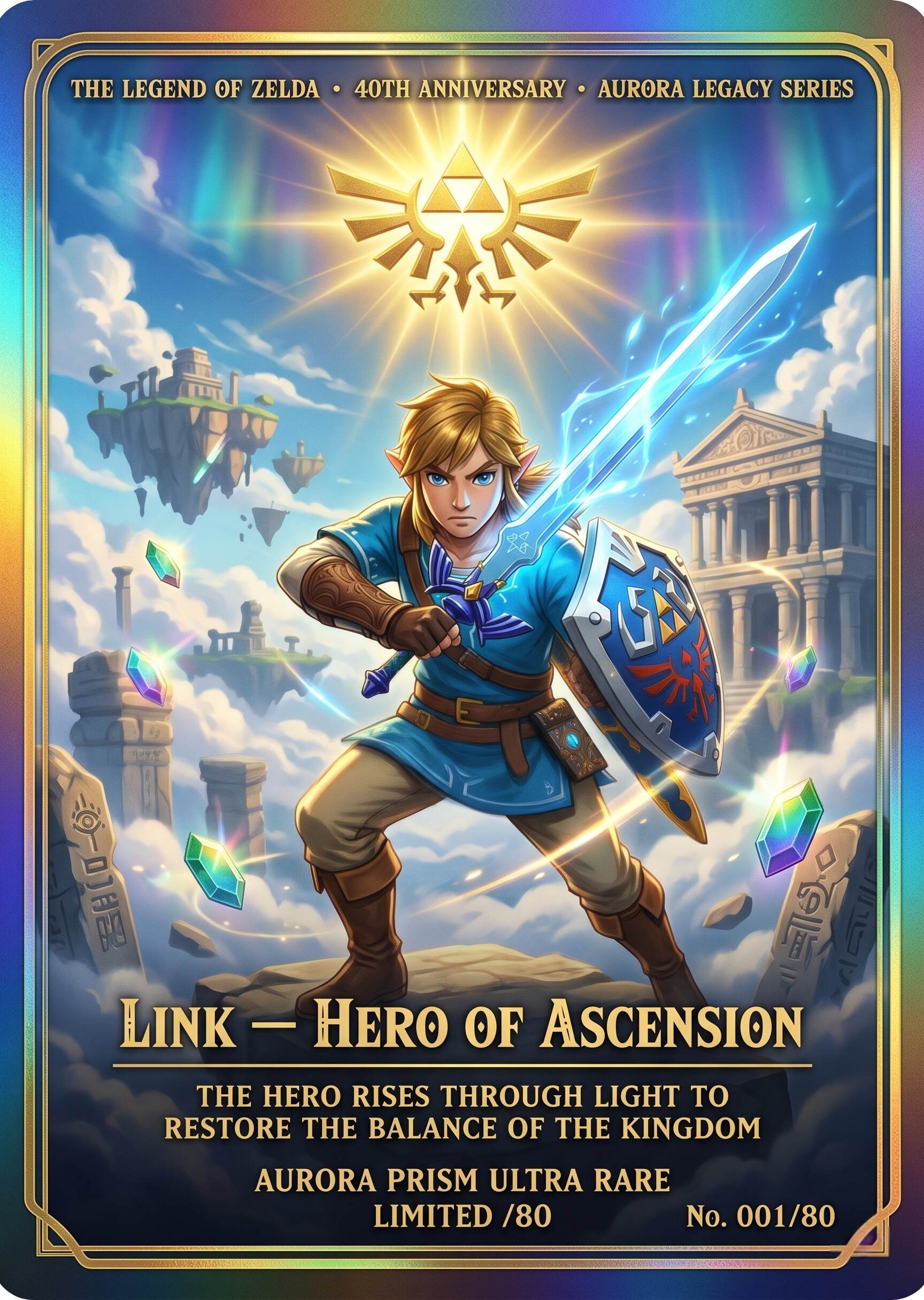 The Legend of Zelda™ 40th Anniversary Master Collection — Ultra Legacy Trading Card Box