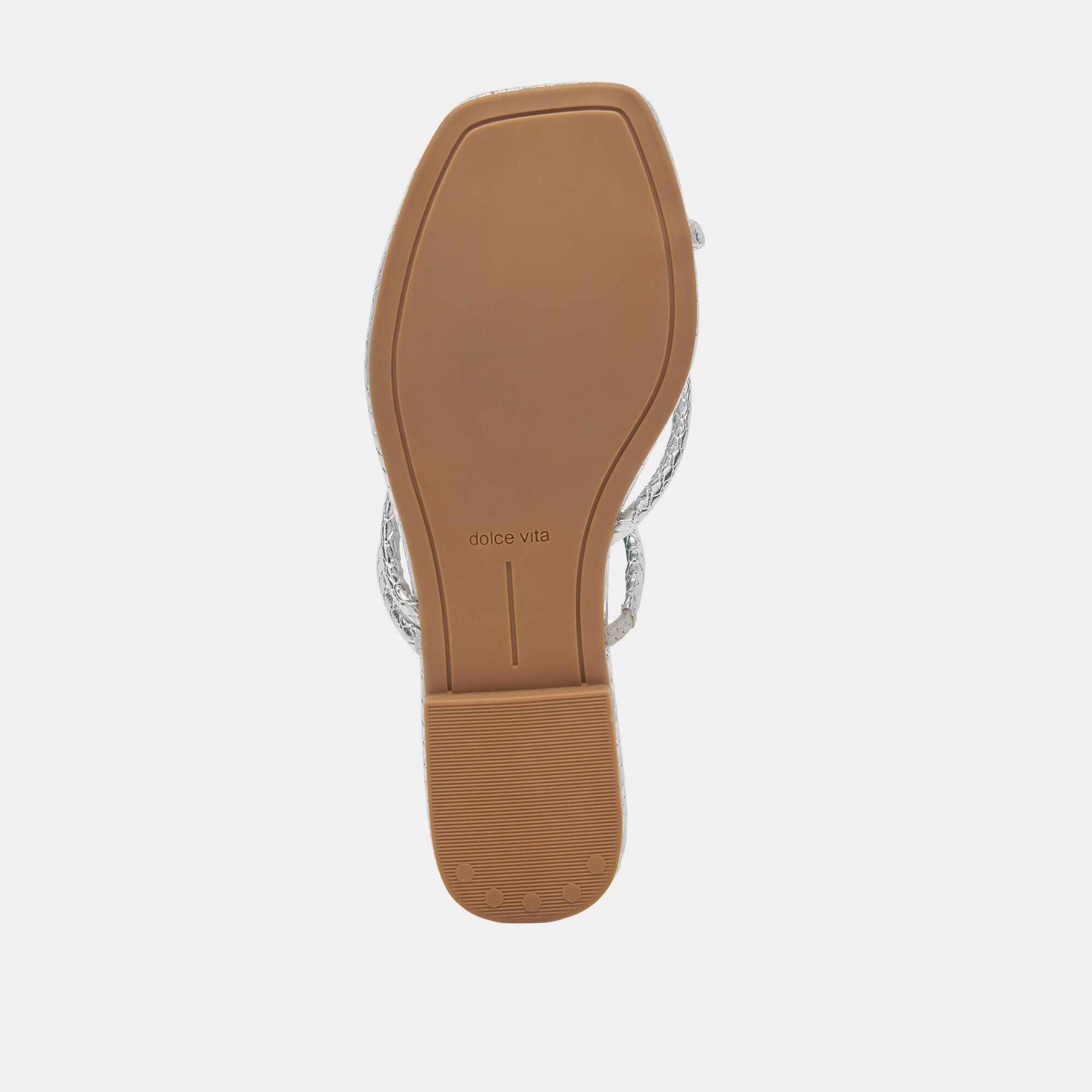 LEANNA SANDALS SILVER EMBOSSED STELLA