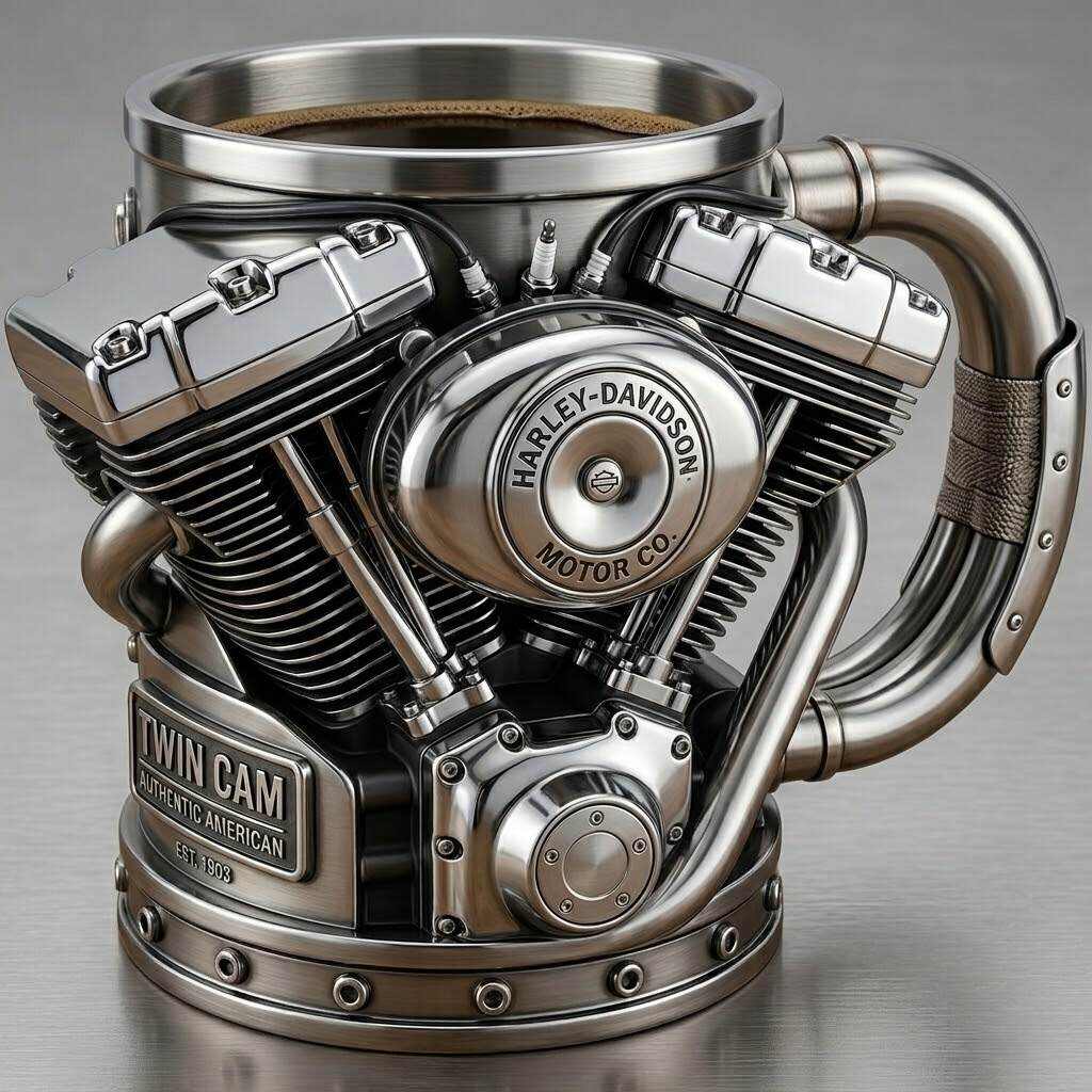 Harley-Davidson Twin Cam Engine Collectible Mug