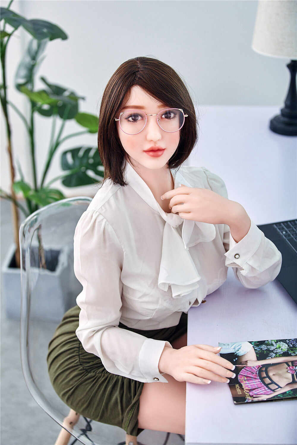 US Stock - Irontechdoll Mika 5ft21/ 159cm #69 Head TPE Realistic MILF Fat Sex Doll With Thick Thighs