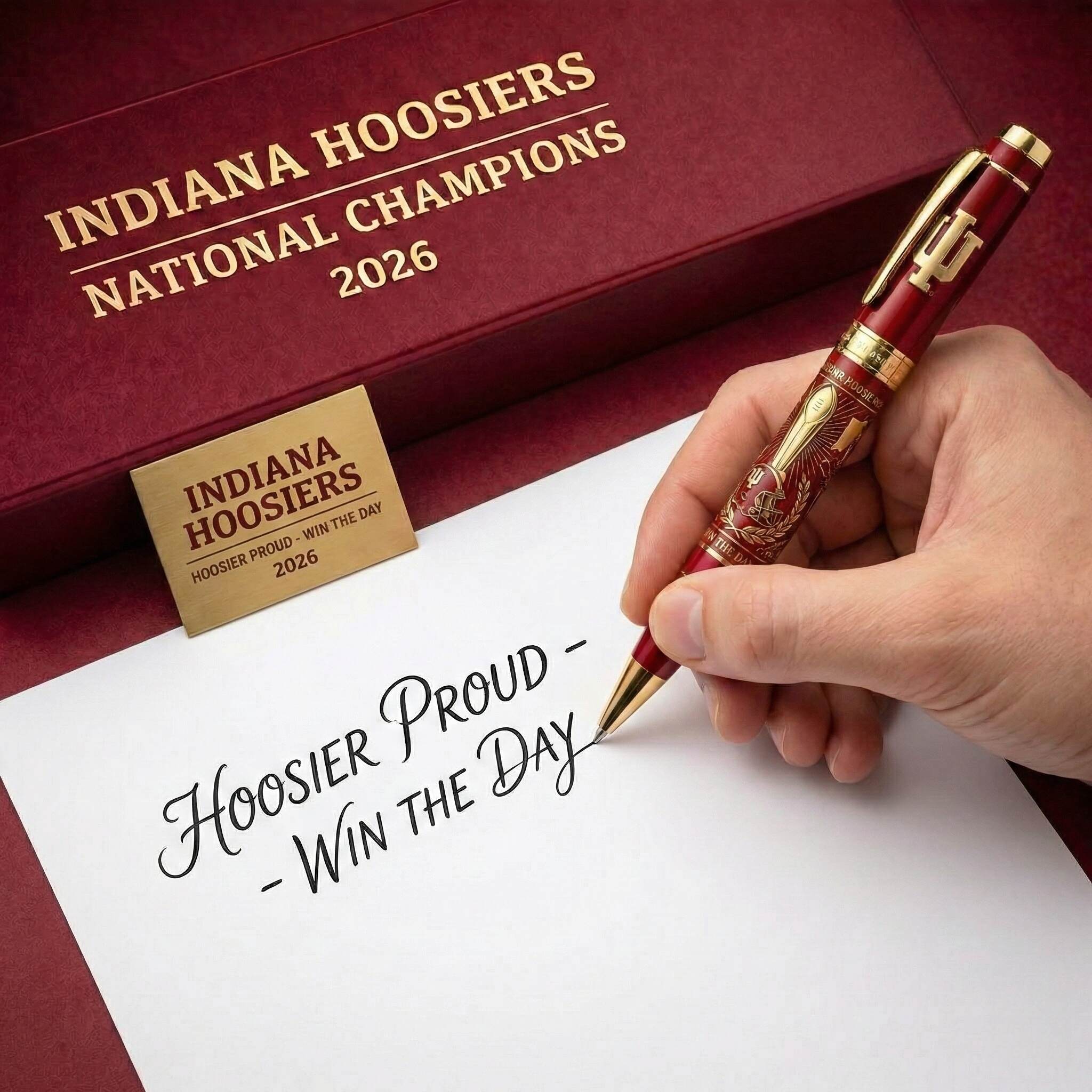 Indiana Hoosiers 2026 National Champions Collector Pen