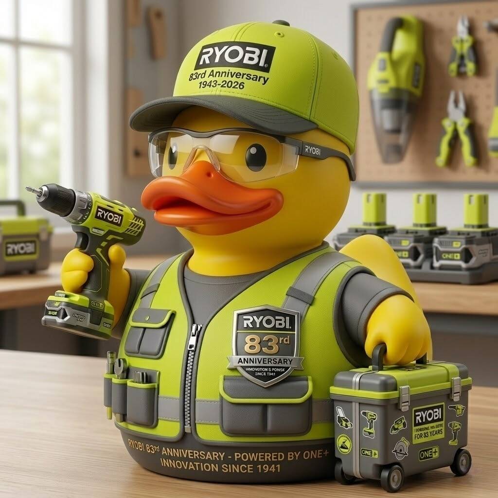 Ryobi 83th Anniversary Commemorative Duck