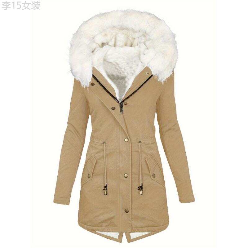 Cozy Fleece Hooded Coat