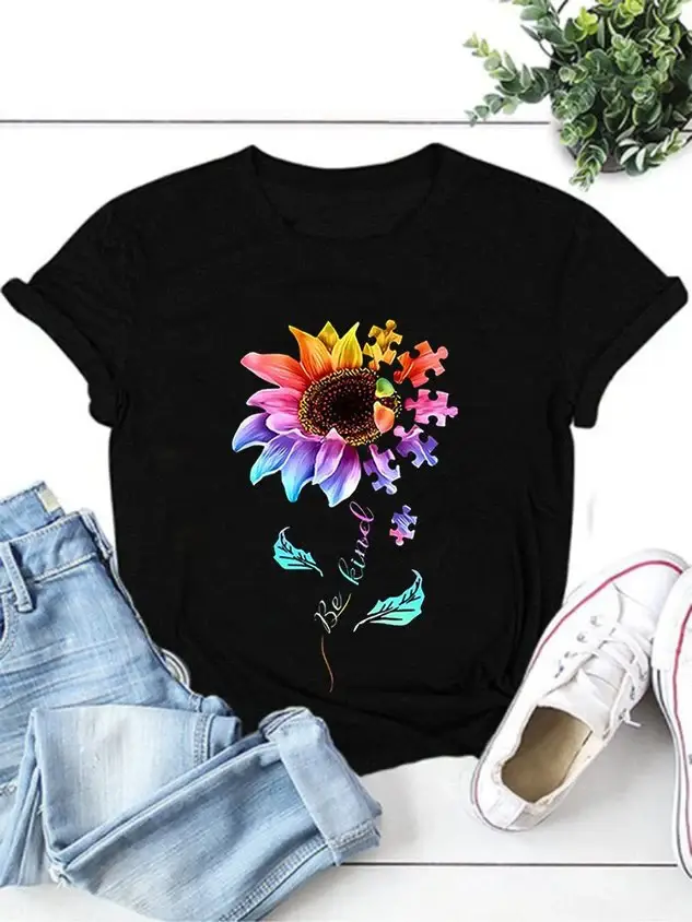 Be Kind Shift Short Sleeve Casual Women Tee