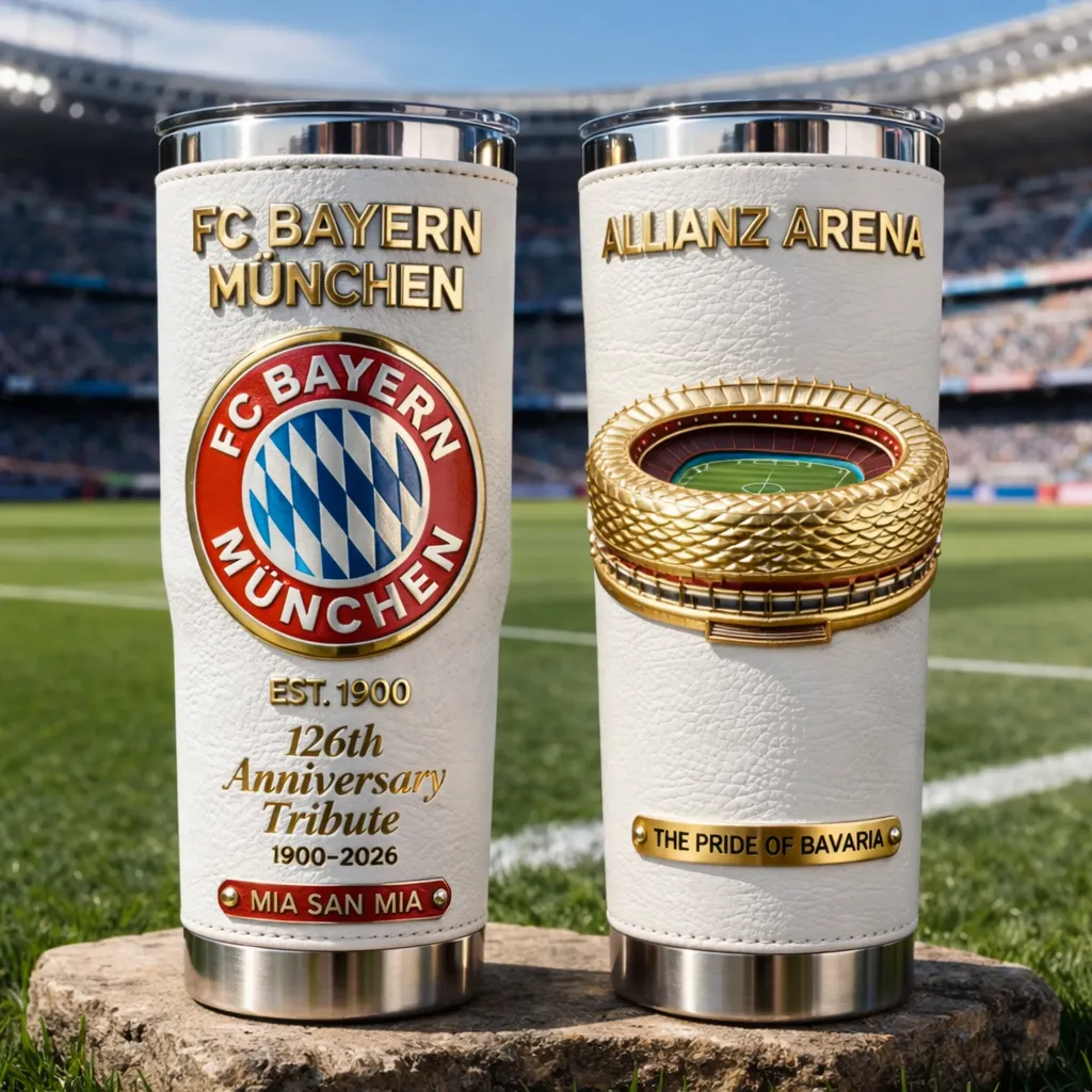 🏆 2026 Football | Football Club Anniversary Premium Tribute Tumbler ⚽