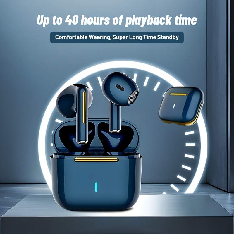 True Wireless Stereo Headset, Ear Buds for iPhone/for Samsung/for Android/iOS, HIFI Sound Quality, ENC Noise Reduction, Gift for Birthday/Easter/Boyfriends/Girlfriends for Christmas Halloween Deco/gift