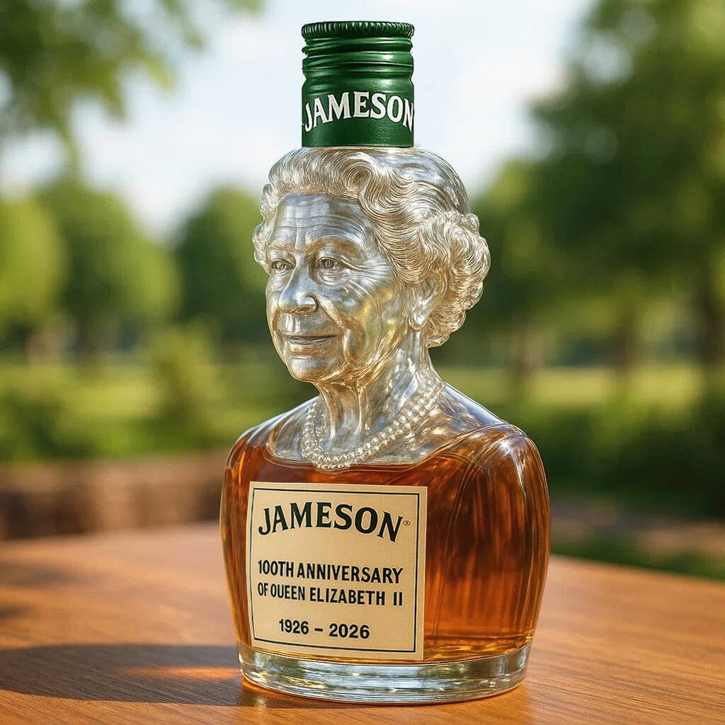 Queen Elizabeth II 100th Anniversary Whisky Collector's Edition Bottle