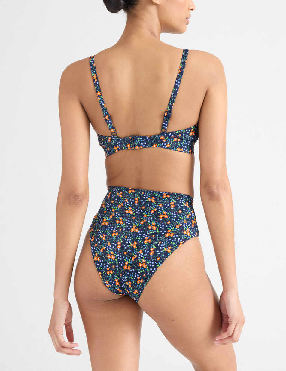 Sculpt High Rise High Cut Swim Bottom