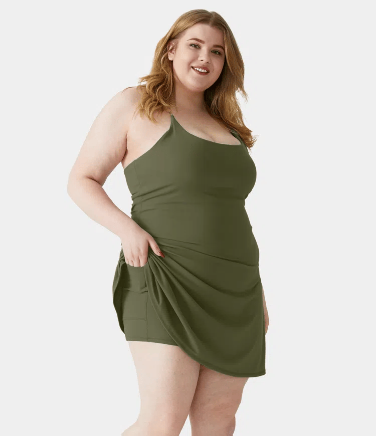 🔥Flash Sale🔥Softlyzero Plush Backless Active Dress-Easy Peezy