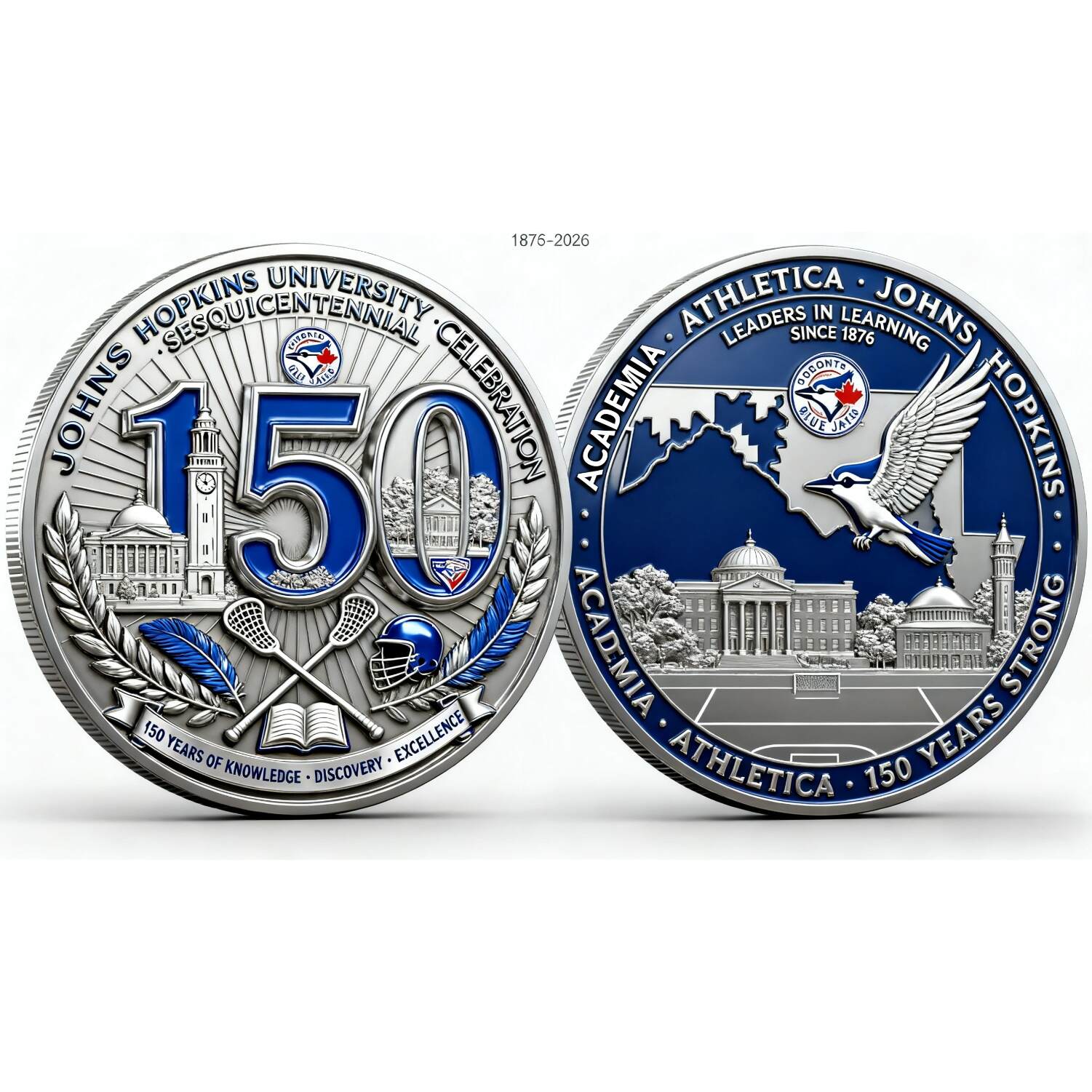 Johns Hopkins Sesquicentennial Heritage Coin (1876–2026)