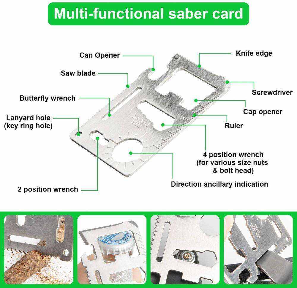 WildSurvive Pro - 18 in 1 Outdoor Survival Kit