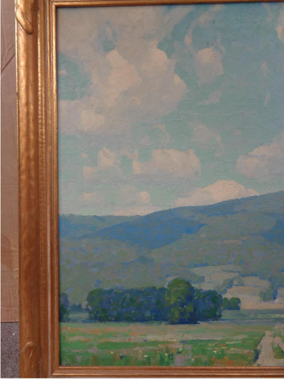 American Impressionist Artist Allen Dean Cochran Oil Painting Summer Catskills circa 1915