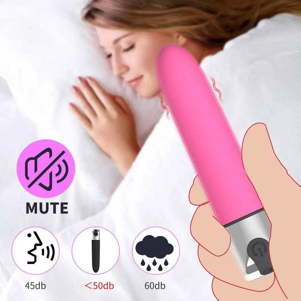 USB Charge Powerful Bullet Vibrator: Clitoral Stimulator for Women
