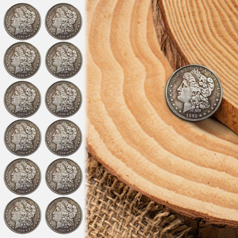 【Complete Set】1879–1904 O Morgan Silver Dollar Set-26PC — MS60💰 Free Shipping & Quality Assurance