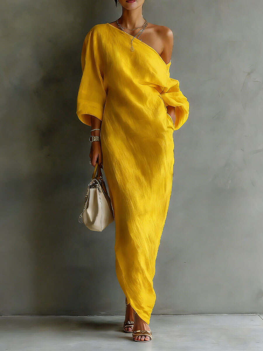 🔥Summer Arrivals🌟Women's Casual Off-the-shoulder Dress