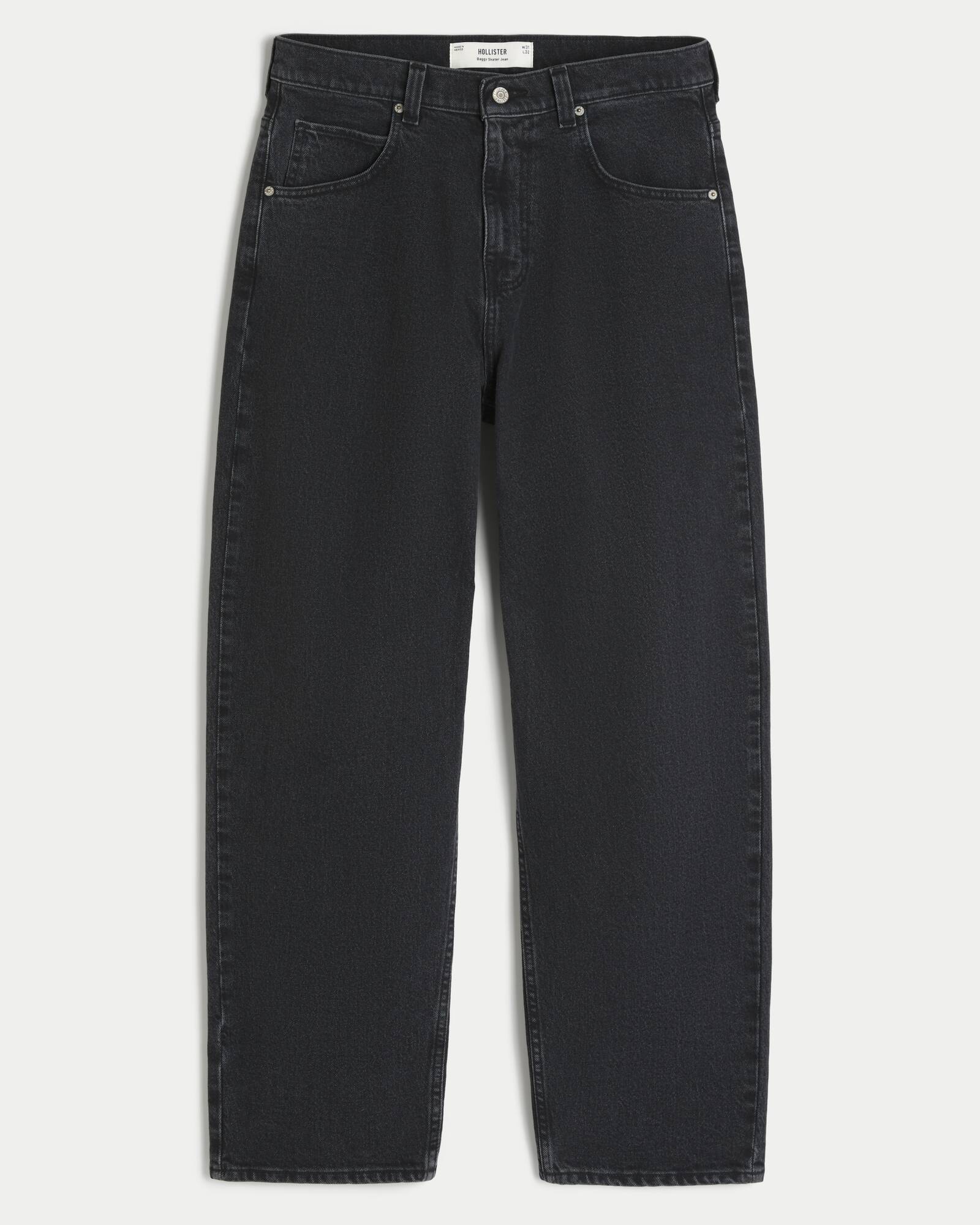 Medium Wash Skater Baggy Jeans