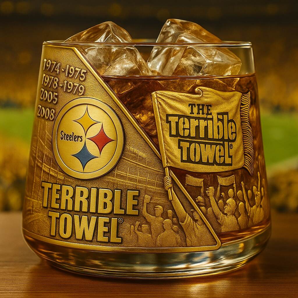 Steel City Glory Whiskey Glass