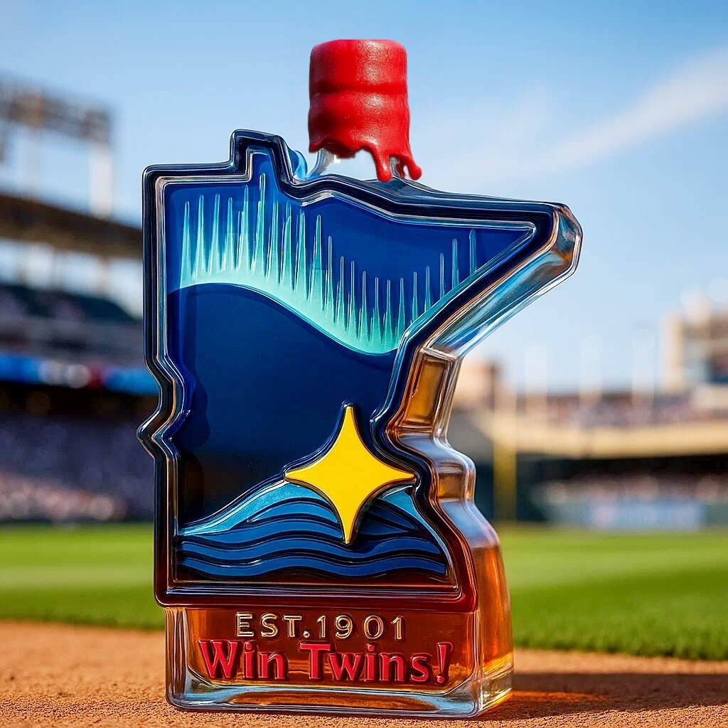 Minnesota Twins Limited Edition Whisky Bottle