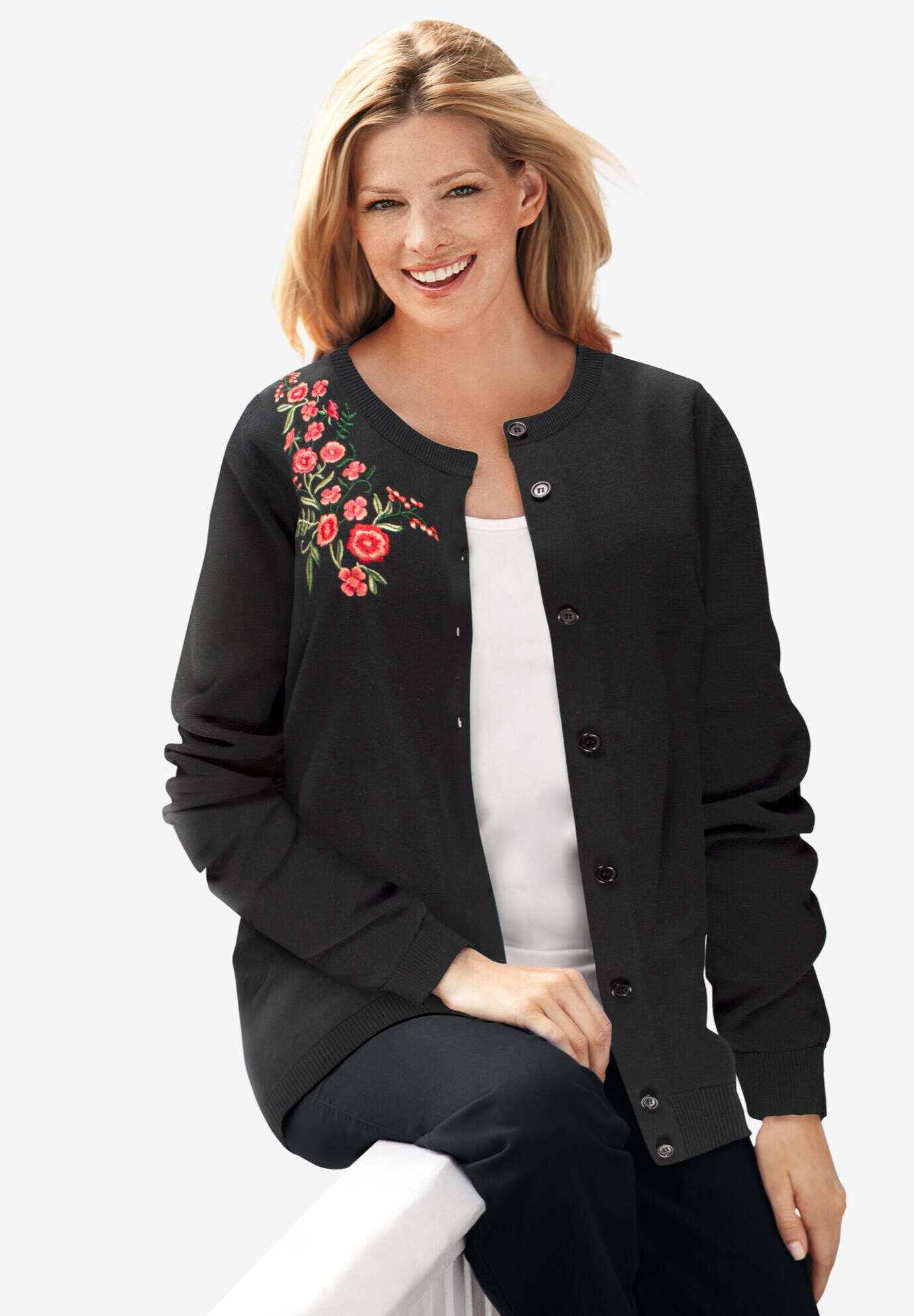 Perfect Long-Sleeve Cardigan