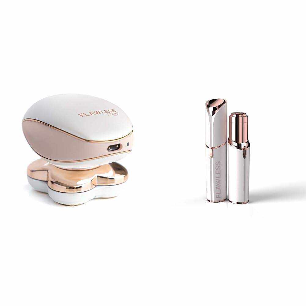 Finishing Touch Flawless Legs, Leg Hair Remover for Women, Electric Razor for Women with LED Light for Instant and Painless Leg Hair Removal
